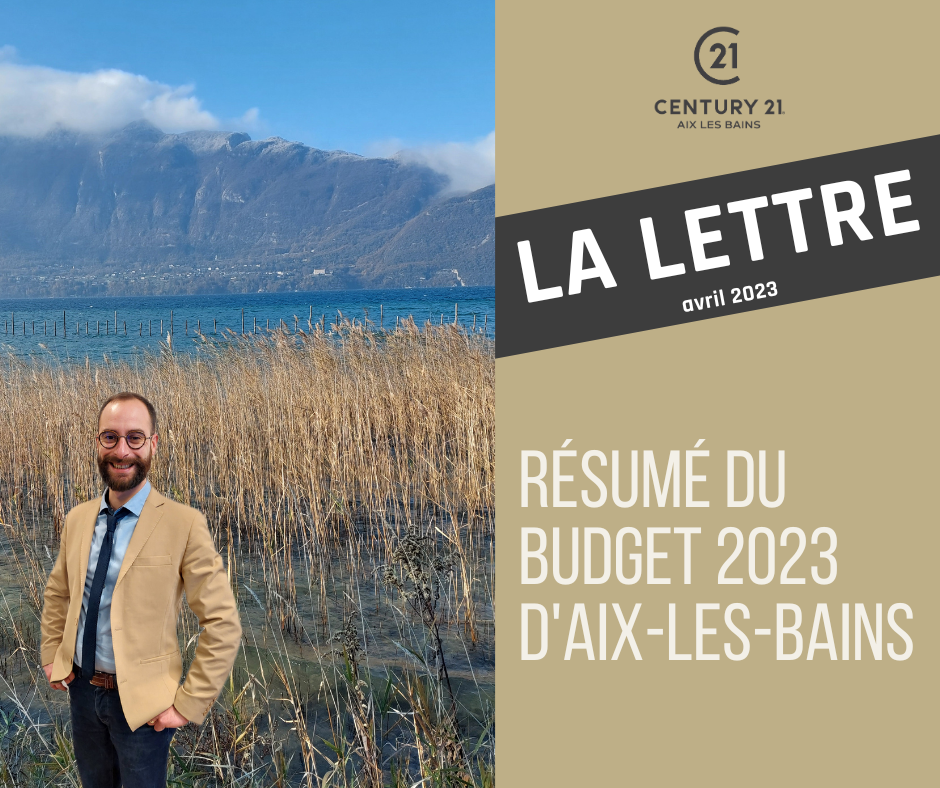 Résumé de La Lettre de la municipalité d'Aix-les-Bains d'avril 2023